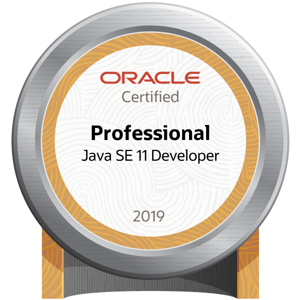 Oracle Certified Professional: Java SE 11 Developer badge